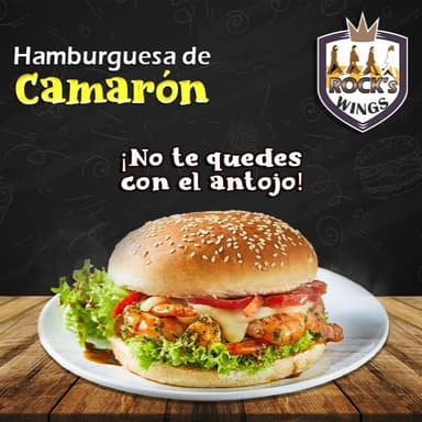 Hamburguesa de camaron