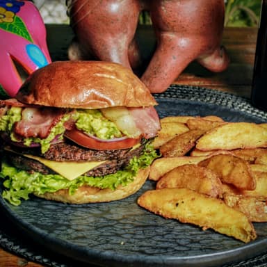 Hamburguesa Guacamole Bacon