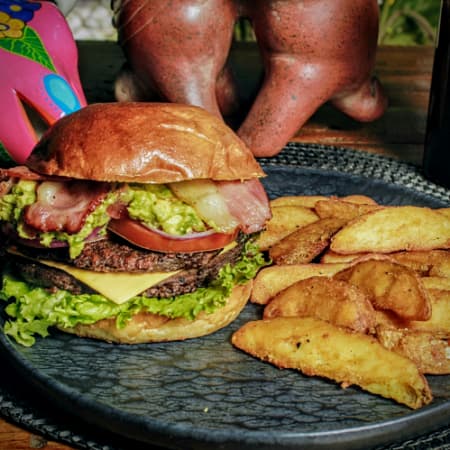 Hamburguesa Guacamole Bacon