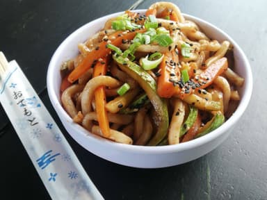 Yakiudon Verduras