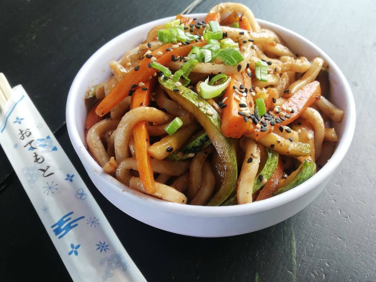 Yakiudon Verduras