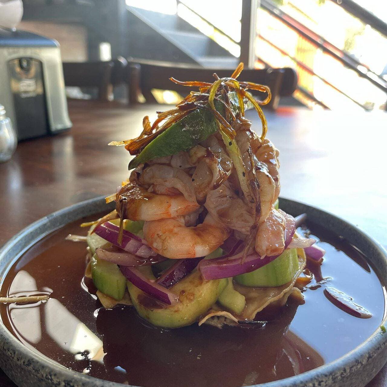 TOSTADA DE CAMARÓN MIXTO