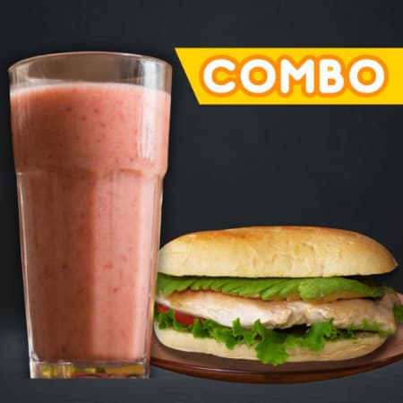 Arma tu combo (Sandwich + Jugo de 16oz)