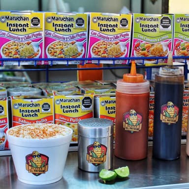 Maruchan con Elote