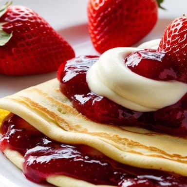 CREPA DE FRESA CON PHILADELPHIA