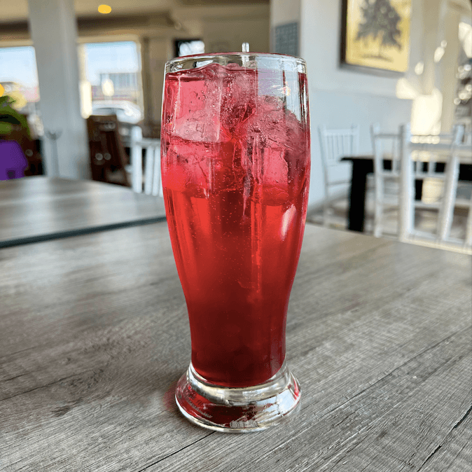 Perlas de mora con jarabe sabor fresa