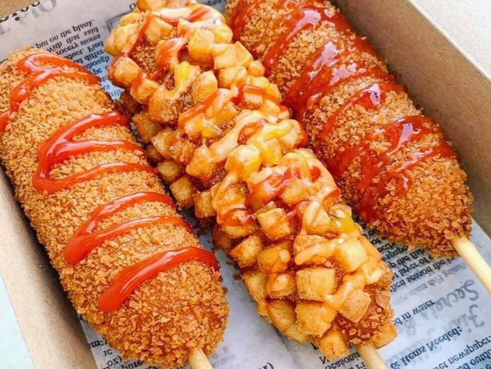 Super Hot dogs coreanos 핫도그