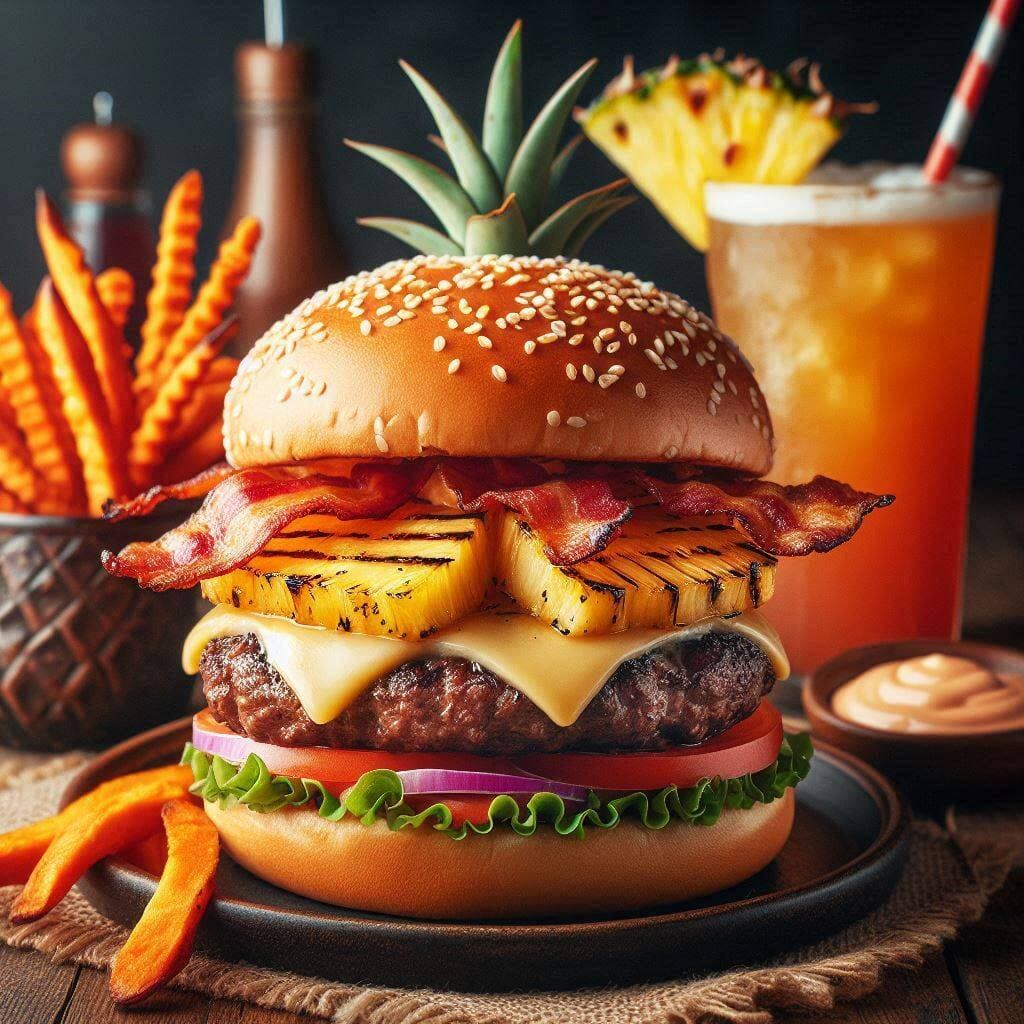 Hamburguesa Hawaiana
