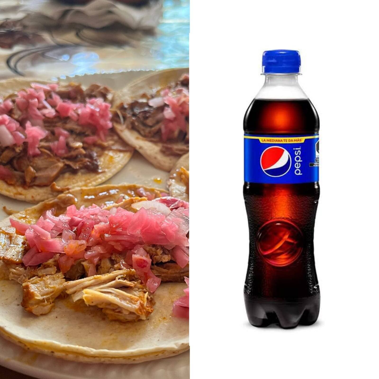 3 Tacos de Cochinita + 1 Refresco 600ml
