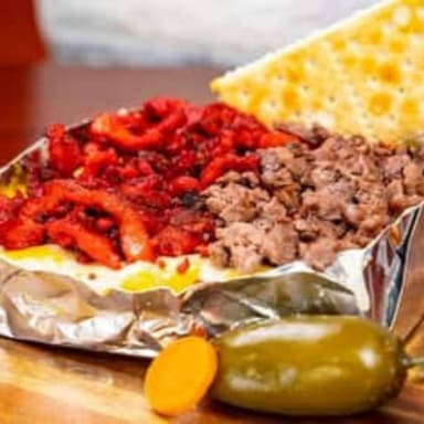 Papa Asada Mixta de Bistec y Trompo