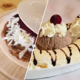 Banana Split + Oblea