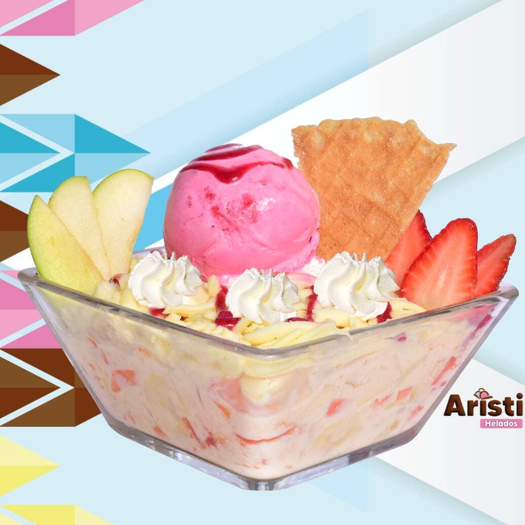 Ensalada de Fruta con Helado 650 Grs