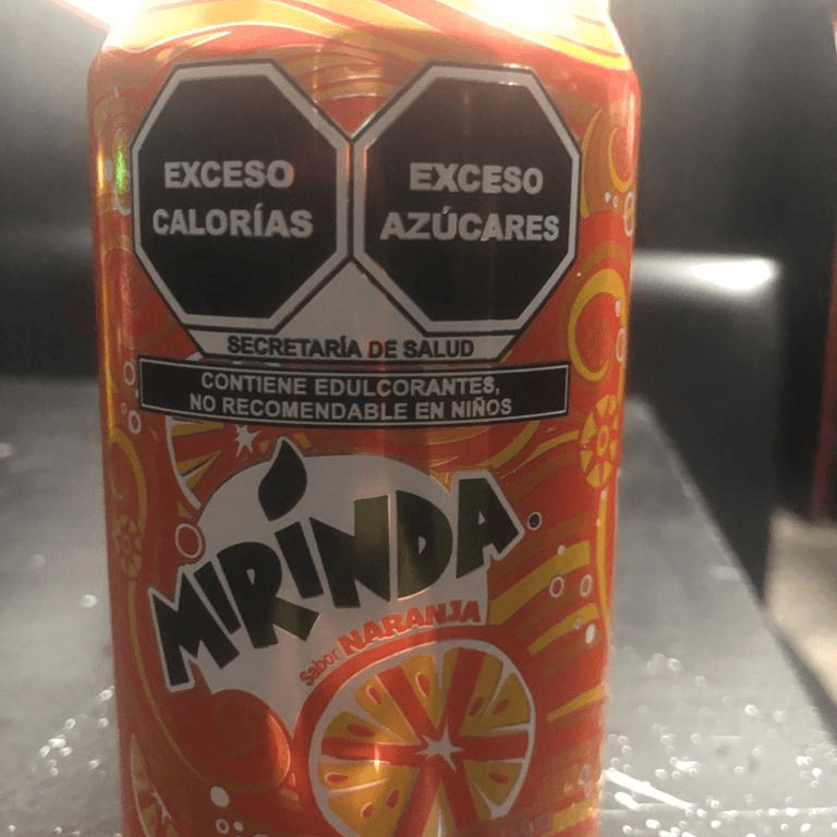 Refresco sabor naranja
