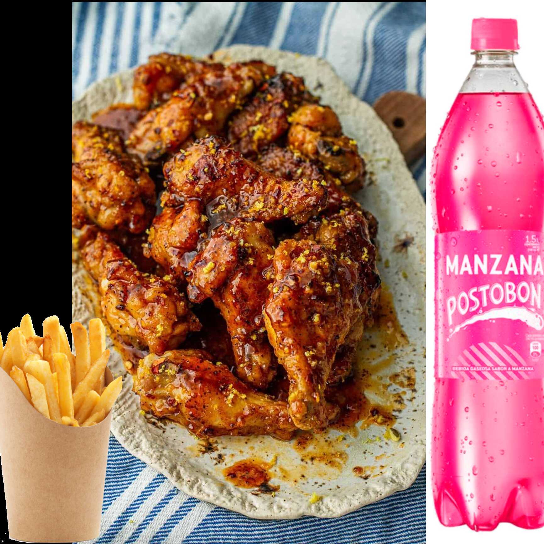 Alitas Mexicanas X24 más Gaseosa 1.5 L.