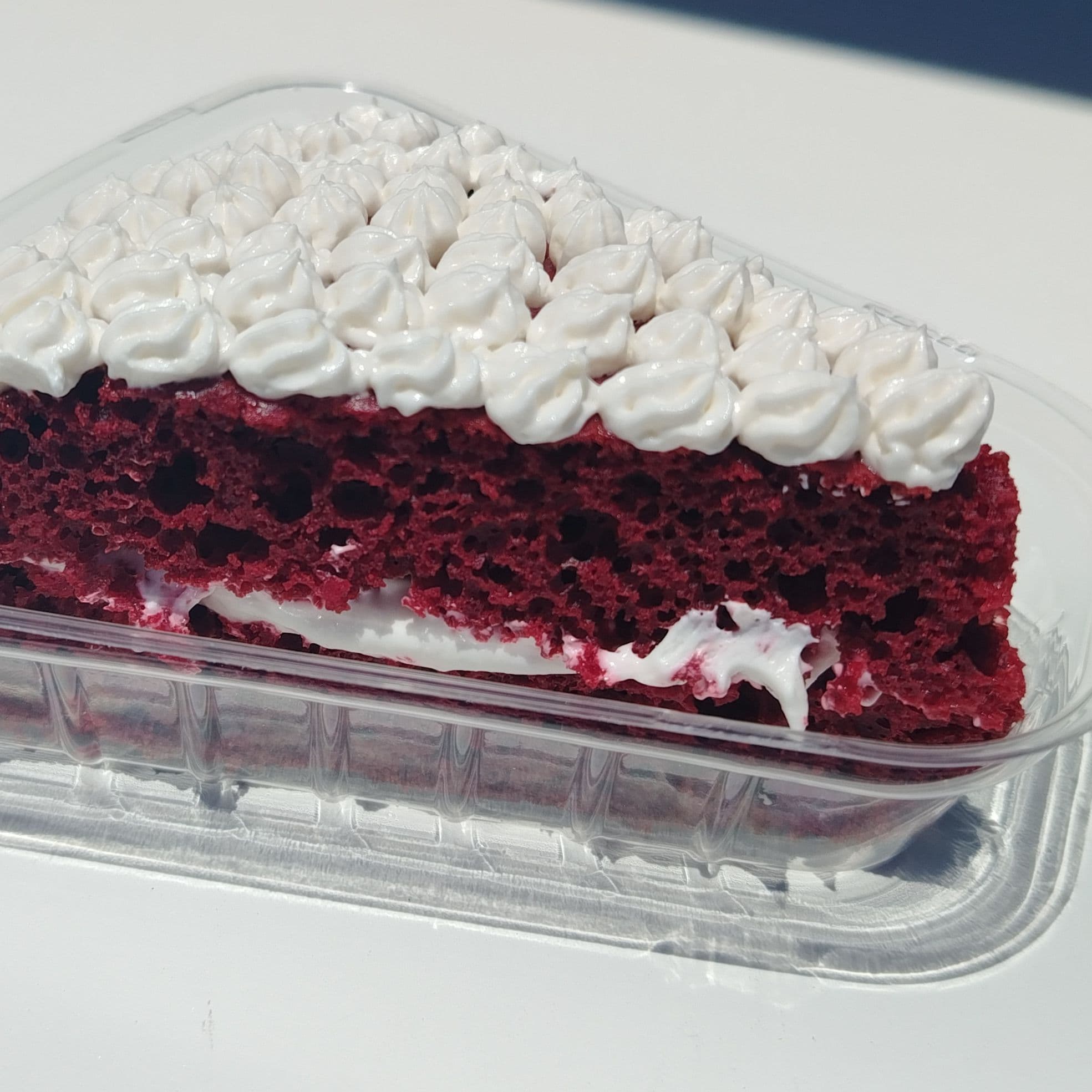 Pastel Red Velvet rebanada