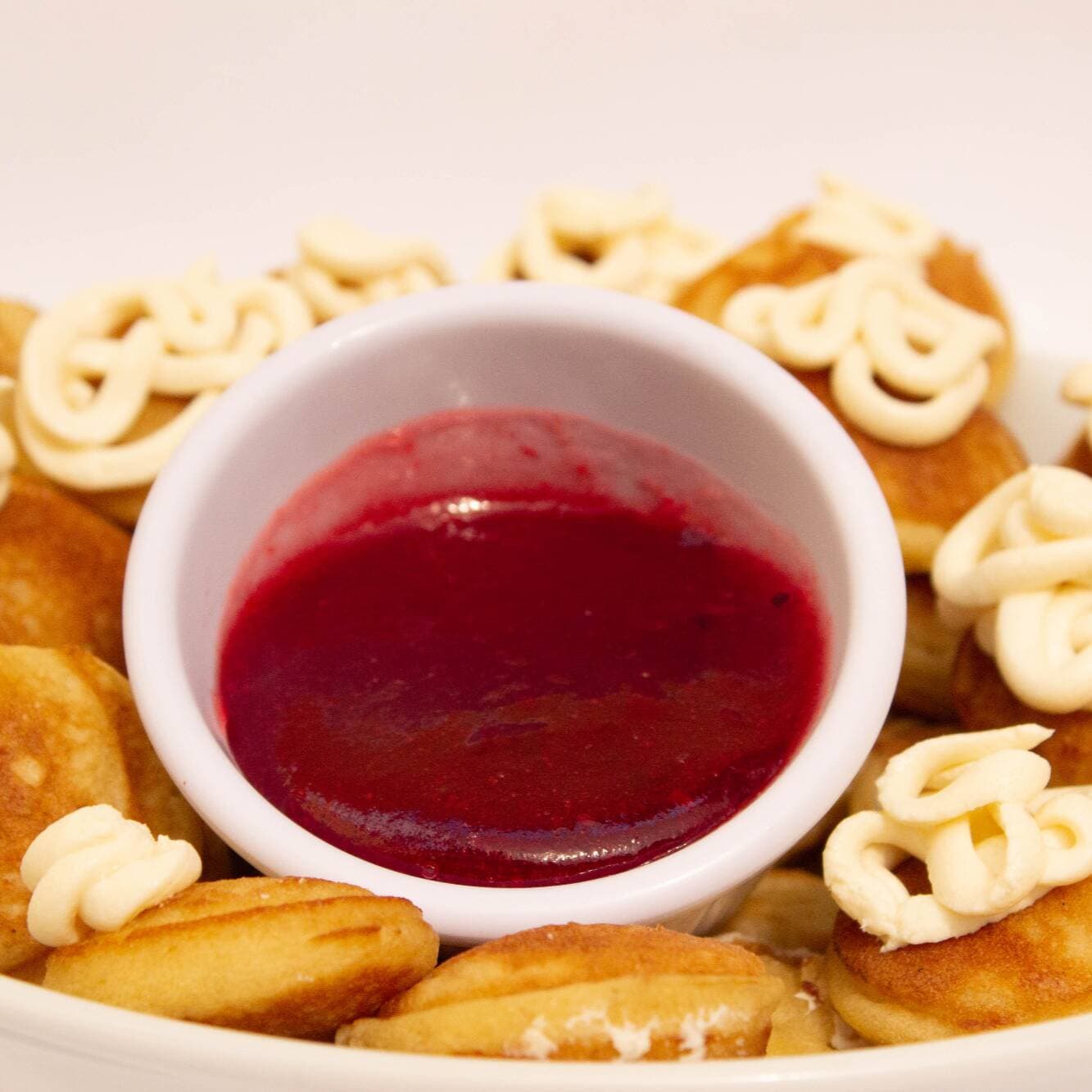 Mini-Hot Cakes M. Fresa con Philadelphia