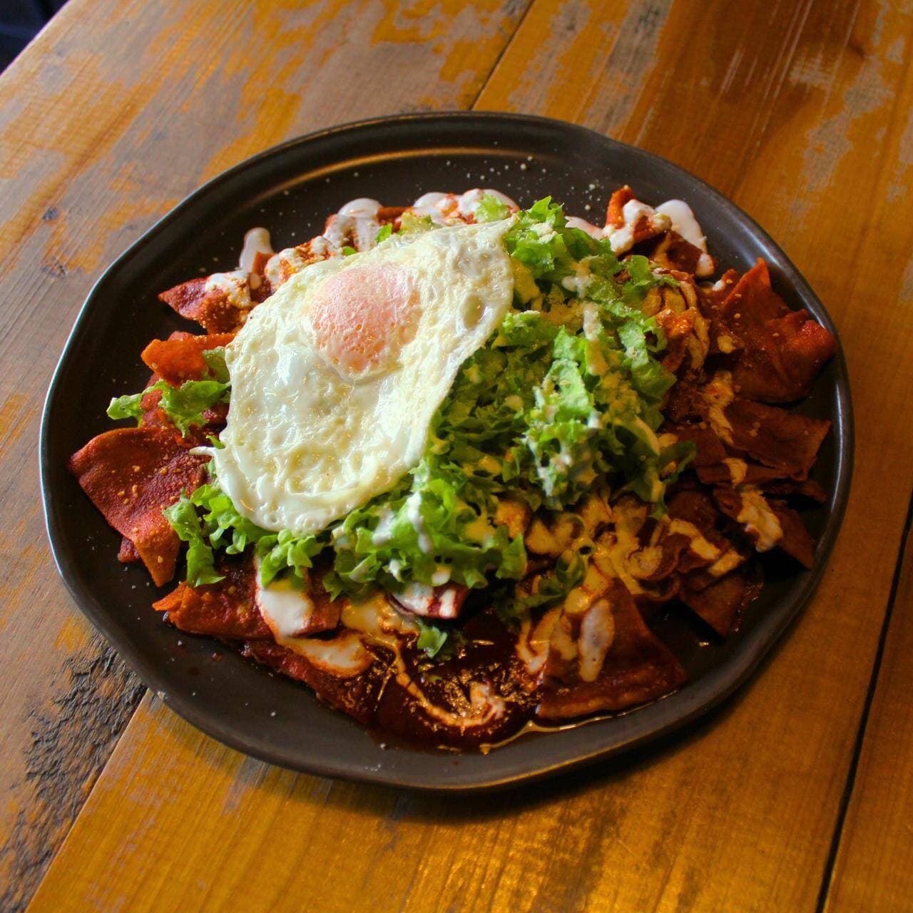 Chilaquiles con Carne