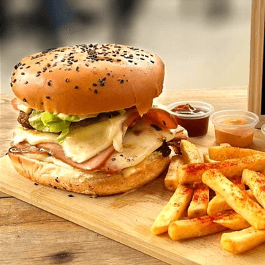 Burger Mixta + Francesa + Gaseosa
