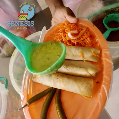 Taco de Papa con Queso