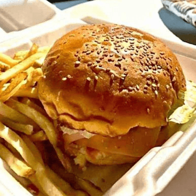 Hamburguesa con papas