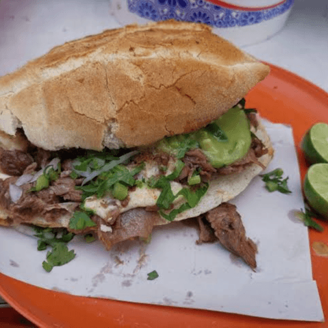 Torta de suadero