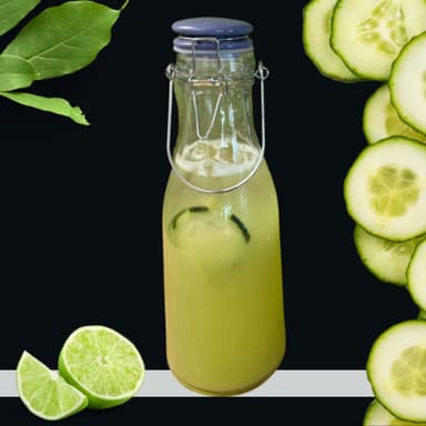 Agua de Pepino y Limón