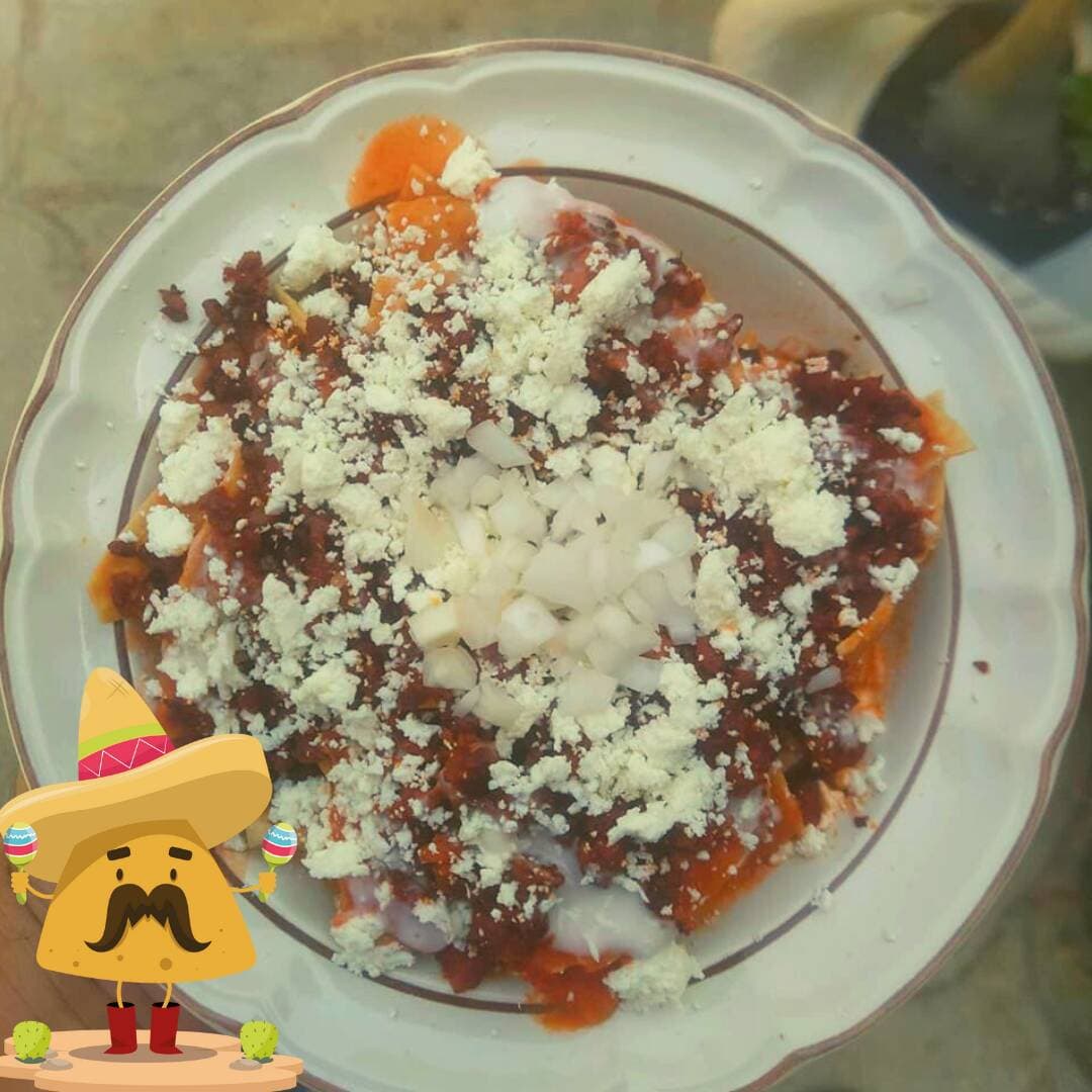 Chilaquiles con Chorizo