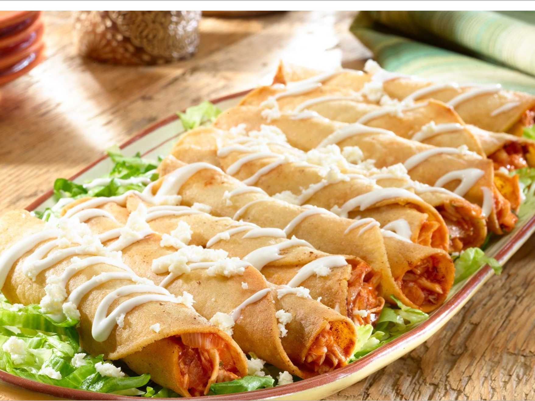 Tacos Dorados de Camarón