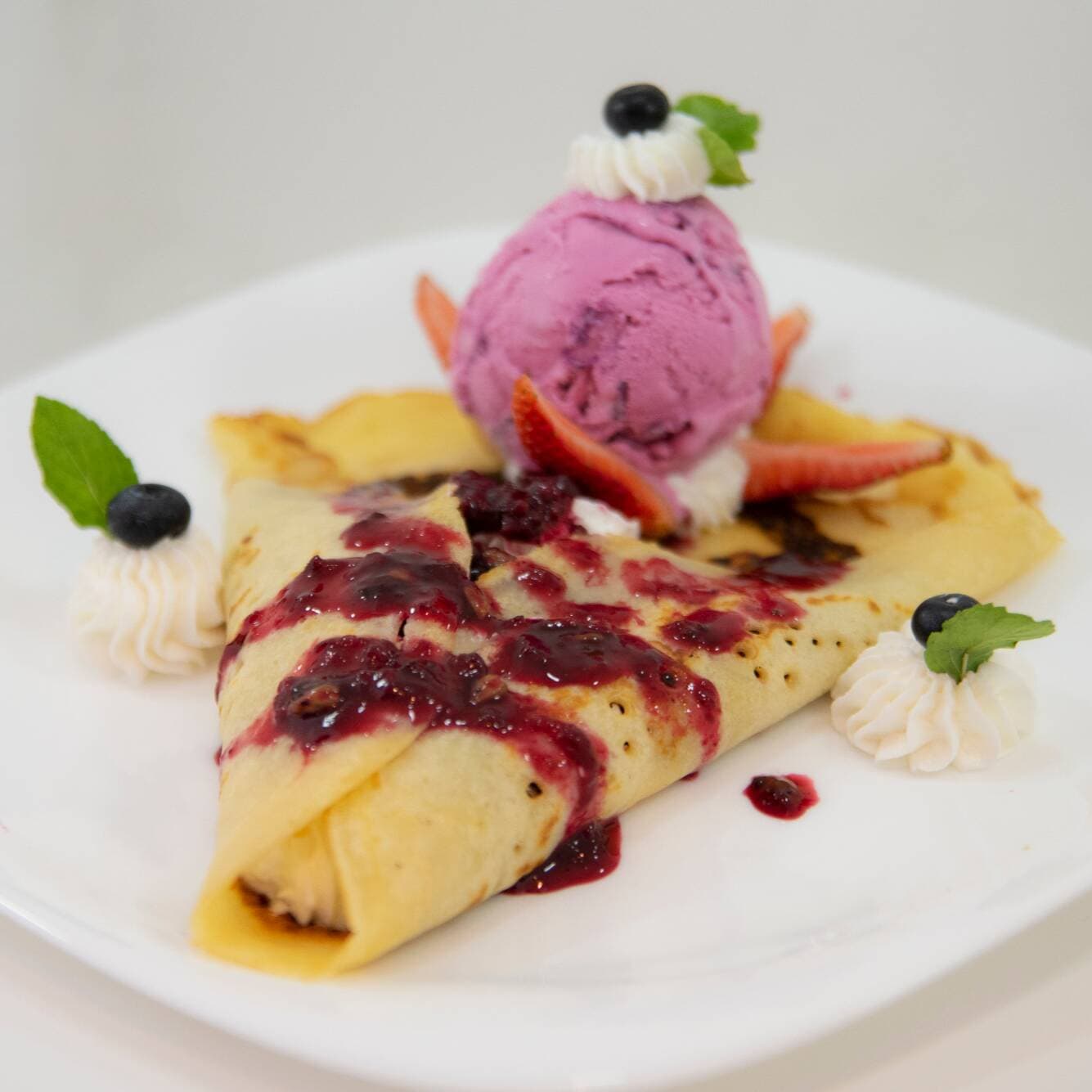 Crepe Frutos Morados