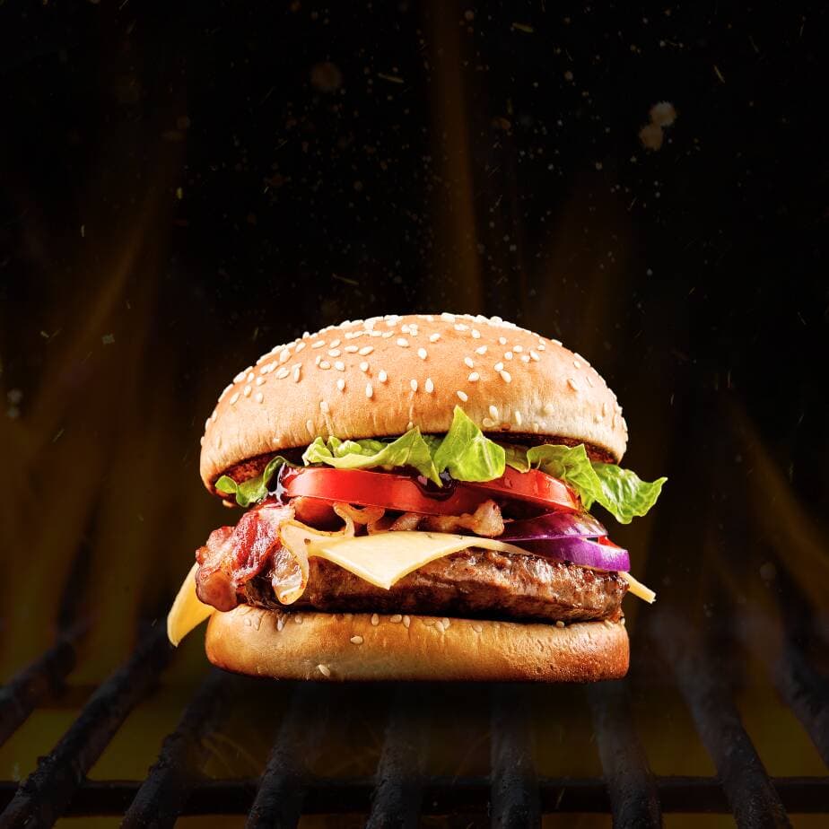 Pork Hell Barbecue Burger