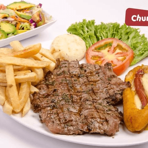 Combo SUPER CHURRASCO + Jugo del Dia + Postre