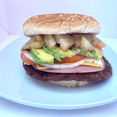 Hamburguesa con Piña