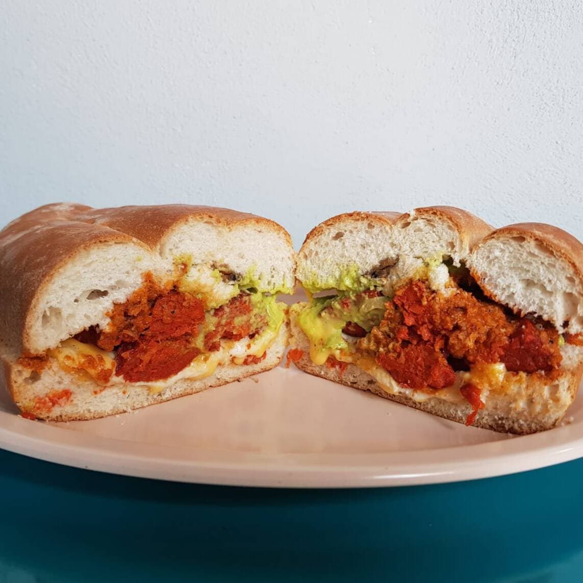 Torta Grande Choriqueso