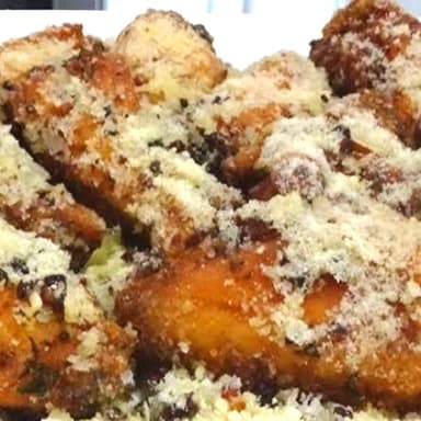 Alitas parmesano