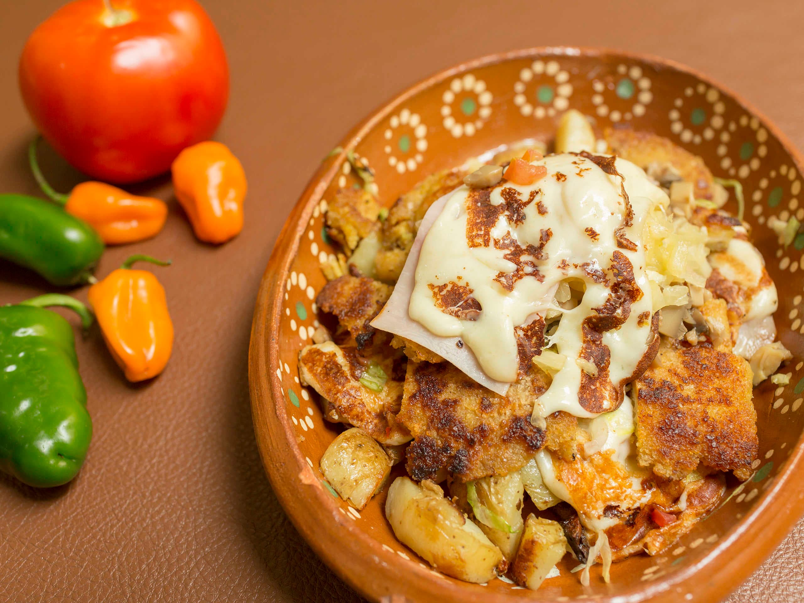 Papa Rellena con Pollo