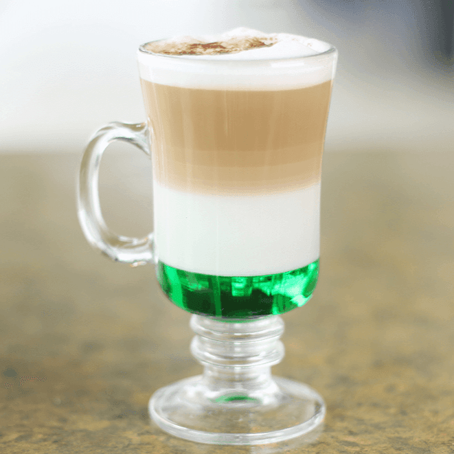 Cappuccino con Licor de Menta