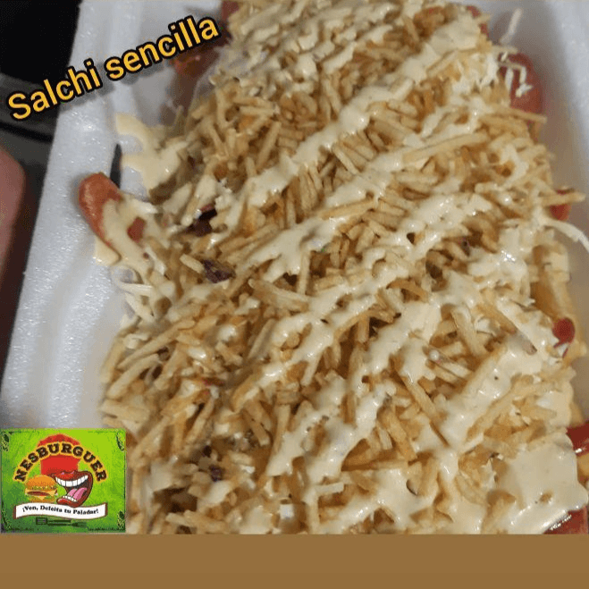 Salchipapa Sencilla