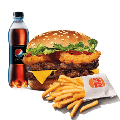 Combo BBQ Burger Doble