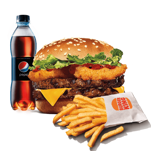 Combo BBQ Burger Doble