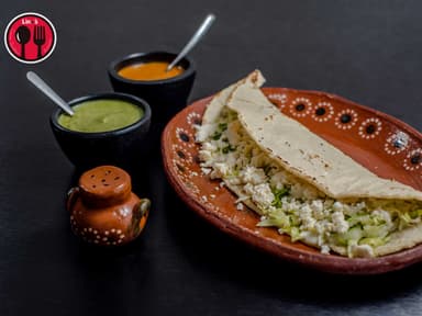 Quesadilla gigante con Huevo Revuelto