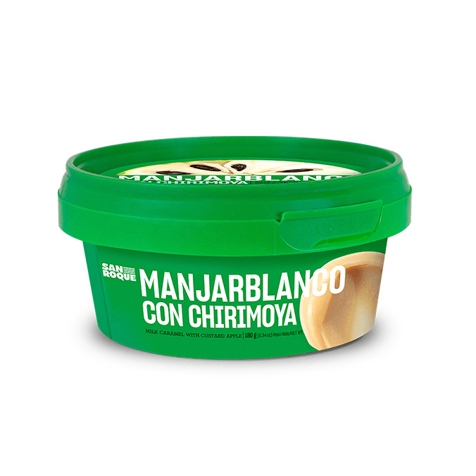 Manjar Blanco con Chirimoya