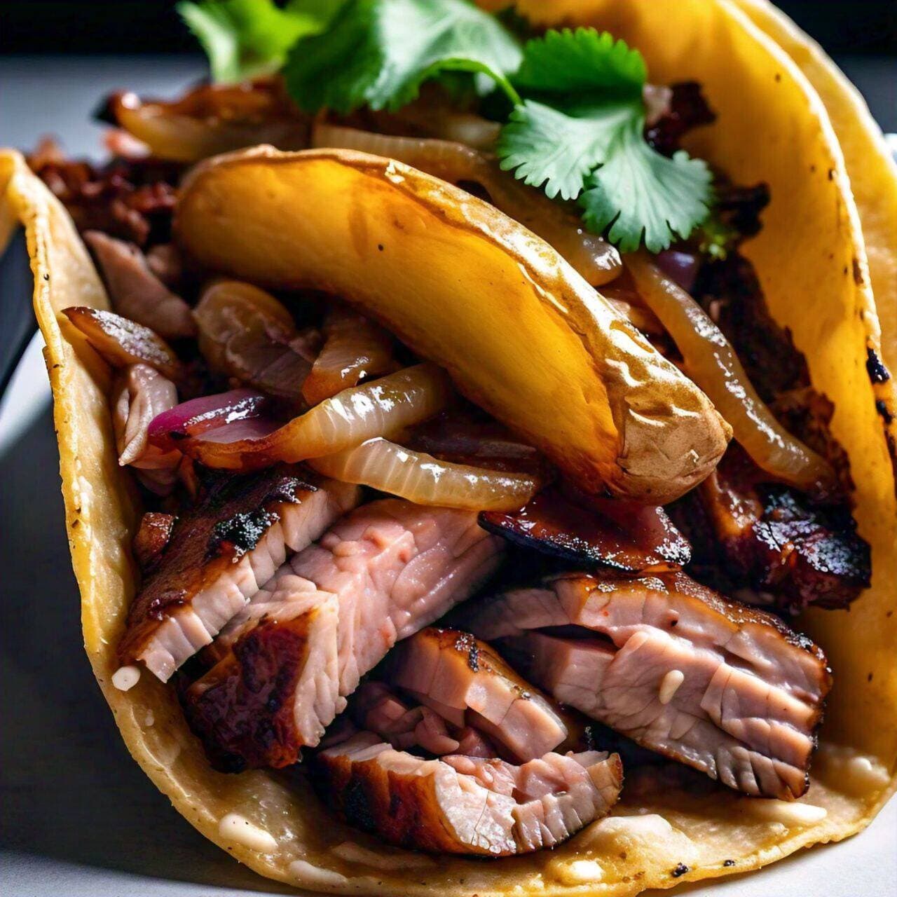 Taco Rib eye (c/Papas)
