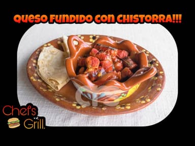 Queso Fundido con 1/4 Kilo de Chistorra