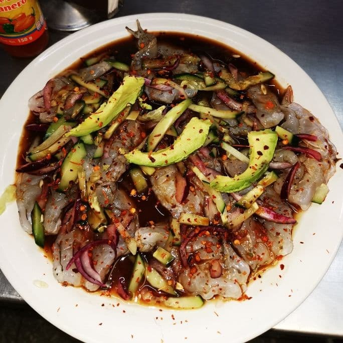 Camarones Aguachile Petroleo 1/2 Orden