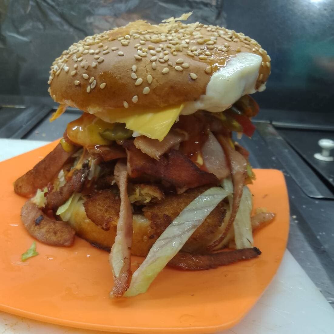 Hamburguesa Pollo Crujiente
