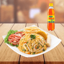Arroz con Pollo + Bebida