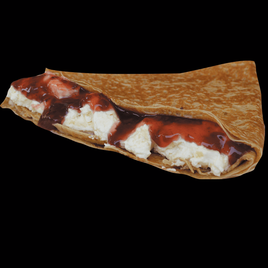 Crepa de Mermelada de Frambuesa