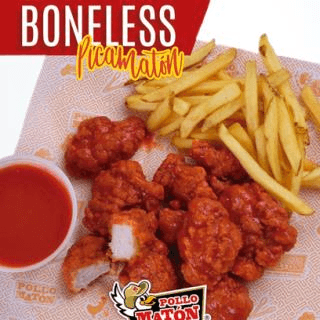 BONELESS CON PAPAS