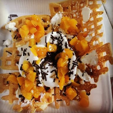 Waffles de Queso Philadelphia