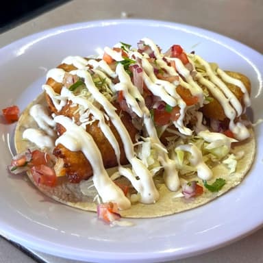 Taco de camarón